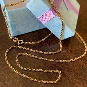 14k rope chain